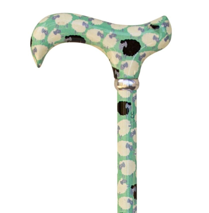 DERBY ADJUSTABLE The BLACK SHEEP CANE - CANES