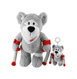 OssenBear small– KEY RING PLUSH BEAR WITH CRUTCHES - NEW ARRIVALS