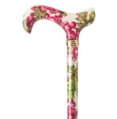 ADJUSTABLE CANE - GARDEN PARTY-Red Grapes