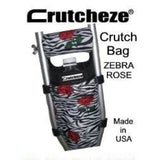 CRUTCHEZE CRUTCH BAG - ZEBRA ROSE - CRUTCH-Bags