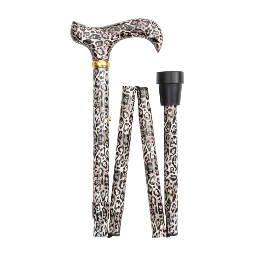 FOLDING CANE LEOPARD - CANES