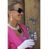 FOLDING CANE SNOW LEOPARD - CANES