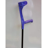 KOWSKY FOREARM (ELBOW) CRUTCHES Multi Color (Pair) - Purple with Black Tubing - CRUTCHES-Forearm