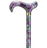 PURPLE FLORAL CLASSY CANE - CANES