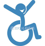 VINYL TRANSFER STICKER - Small 3.7x4.5mm / Blue - STICKERS n More