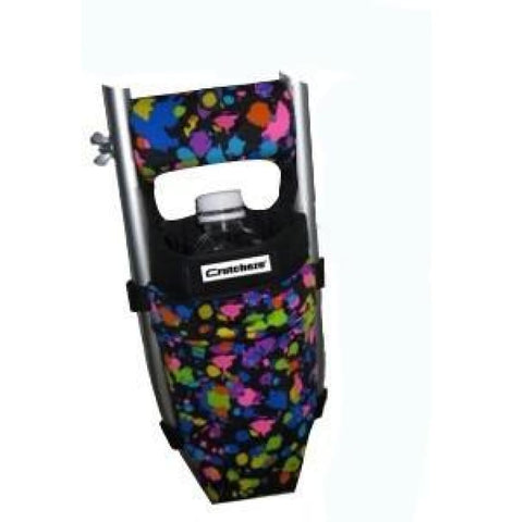 Crutcheze Crutch Bag - Black Splatter