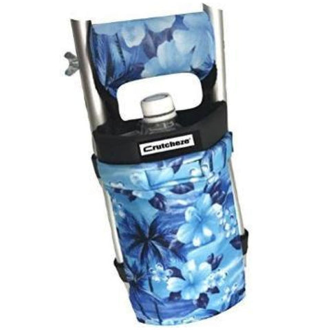 CRUTCHEZE CRUTCH BAG - BLUE HIBISCUS