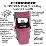 CRUTCHEZE CRUTCH BAG - BUBBLEGUM PINK - CRUTCH-Bags