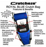 CRUTCHEZE CRUTCH BAG - ROYAL BLUE - CRUTCH-Bags