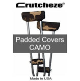 CRUTCHEZE CRUTCH PADDED COVERS - CAMO - CRUTCH-Padsn Grips