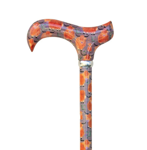 DERBY ADJUSTABLE, HIGHLAND COWS CANE