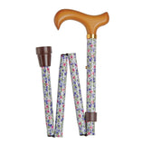 FOLDING CANE-Floral on White - NEW ARRIVALS