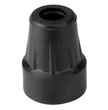 OSSENBERG CRUTCH OR CANE TIPS FERRULES 19mm 3/4 (PAIR) - Black - TIPS / FERRULES