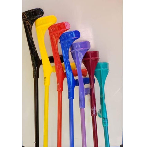 KOWSKY FOREARM CRUTCHES, OPEN CUFF, Soft Ergonomic Grip, Solid Color (pair)