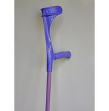 KOWSKY FOREARM CRUTCHES OPEN CUFF Soft Ergonomic Grip Solid Color (pair) - Purple - CRUTCHES-Forearm