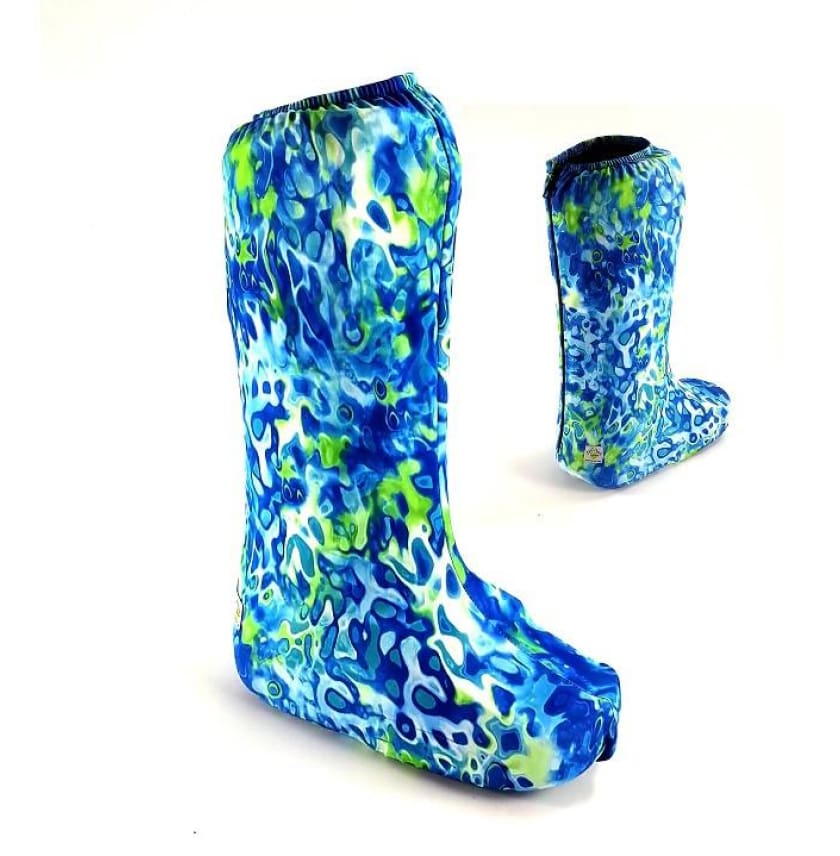My Recovers WALKING BOOT COVER High Top Zippered Back TRANQUILITY - CHOOSE A SIZE - BOOT COVERS