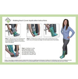 My Recovers WALKING BOOT COVER High Top Zippered Back GRAFFITI - BOOT COVERS