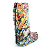 My Recovers WALKING BOOT COVER High Top Zippered Back GRAFFITI - SM - BOOT COVERS