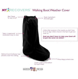 My Recovers WALKING BOOT WEATHER COVER Low Boot - BOOT COVERS