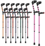 OSSENBERG FOREARM CRUTCHES -FULL CUFF-Soft Grip - Choose from Colors Below - CRUTCHES-Forearm