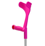 OSSENBERG FOREARM CRUTCHES - NEONS with ANATOMIC SOFT GRIPS - Neon Pink - CRUTCHES-Forearm