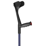 OSSENBERG FOREARM CRUTCHES OPEN CUFF - Black Tops - CRUTCHES-Forearm