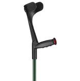 OSSENBERG FOREARM CRUTCHES OPEN CUFF - Black Tops - Metallic Green / Black Cuff - CRUTCHES-Forearm