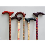WOOD PETITE CANE - BLUE FLORAL - CANES