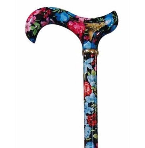 ADJUSTABLE CANE - GARDEN PARTY-Night Blooms