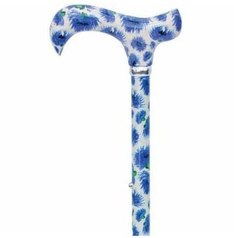 ADJUSTABLE CANE-WILDFLOWERS-Cornflowers