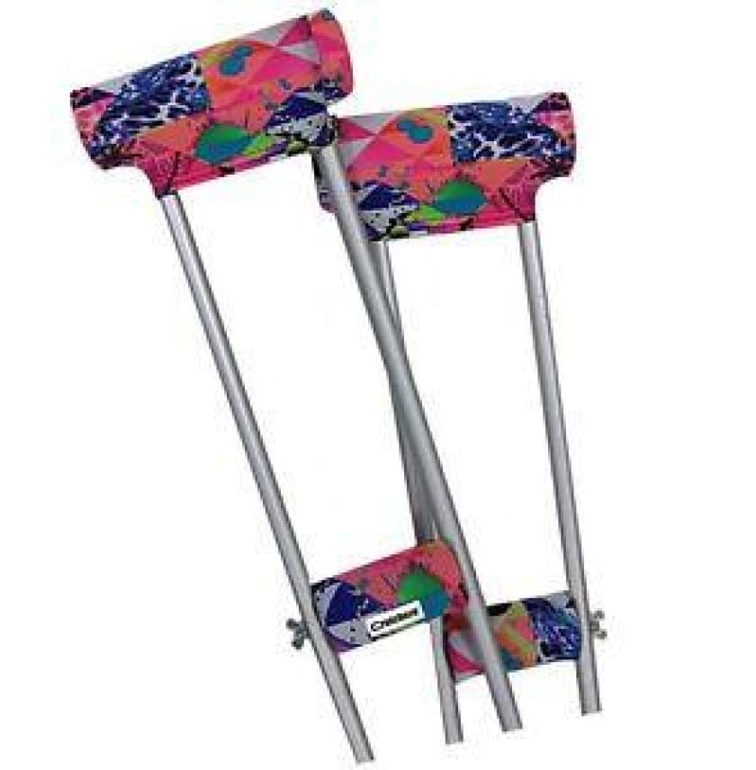 CRUTCHEZE CRUTCH PADDED COVERS NEON BEACH Cool Crutches By Jackie crutcheze-crutch-padded-covers-neon-beach-cool-crutches-by-jackie