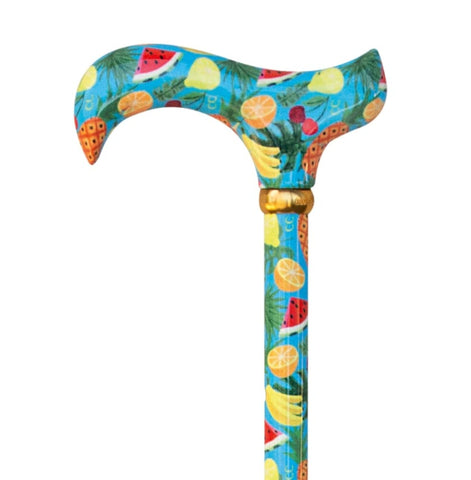 DERBY ADJUSTABLE, TROPICAL FRUIT SALAD CANE