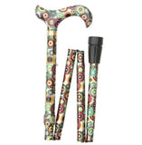 FOLDING CANE PATTERNS GALORE GREEN AND RED CIRCLES - CANES