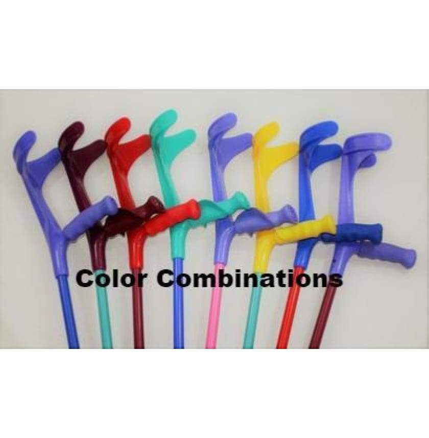 KOWSKY FOREARM (ELBOW) CRUTCHES Multi Color (Pair) - Choose from Our Stock Below - CRUTCHES-Forearm
