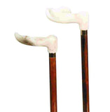 ORTHOPEDIC CANE - PALM GRIP ACRYLIC CREAM MARBLED - Choose Your Grip - CANES