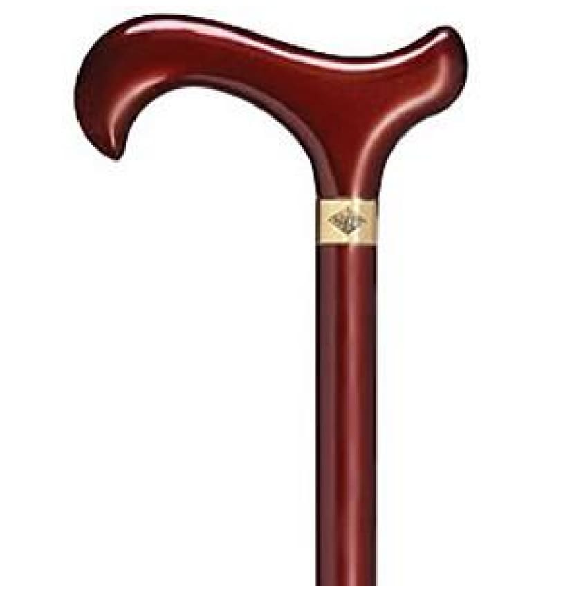RUBY RED HIGH GLOSS CANE - CANES