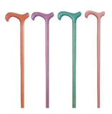 WOOD PASTEL COLORED DERBY CANE-PALE PINK - CANES